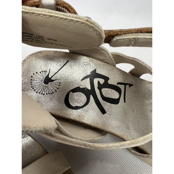OTBT Freedom Wedge Leather Strappy Sandals Women's Size 10M - Picture 9 of 11